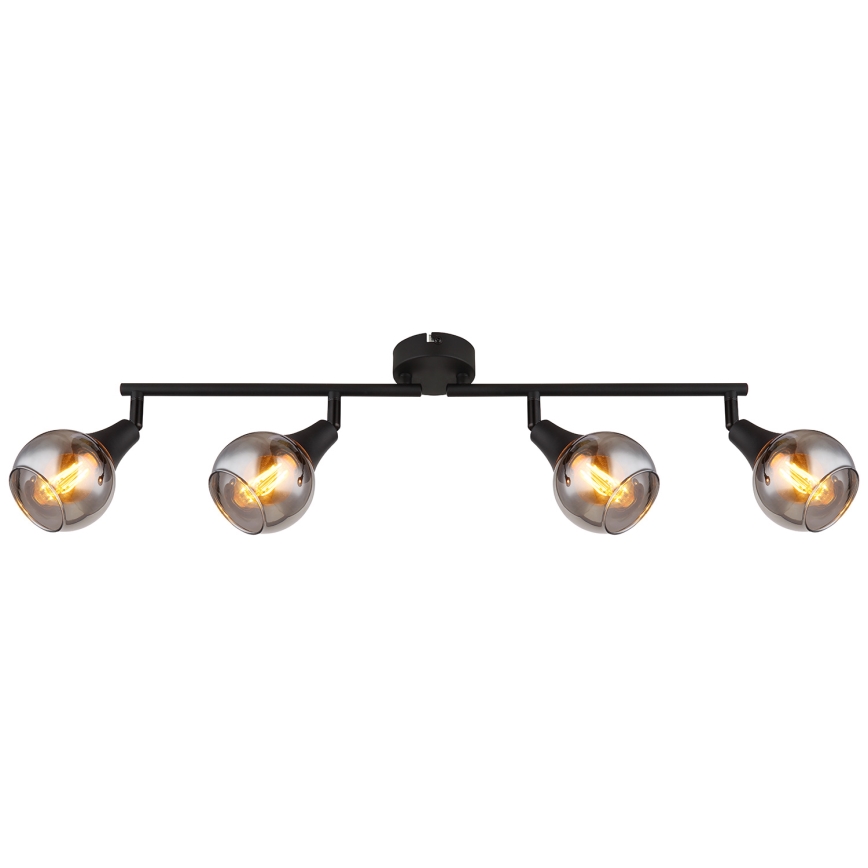 Globo - Φωτιστικό σποτ 4xE14/40W/230V μαύρο