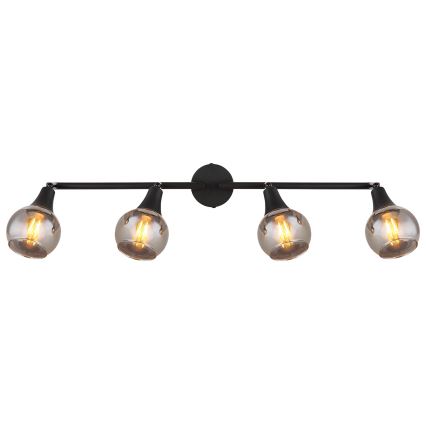 Globo - Φωτιστικό σποτ 4xE14/40W/230V μαύρο
