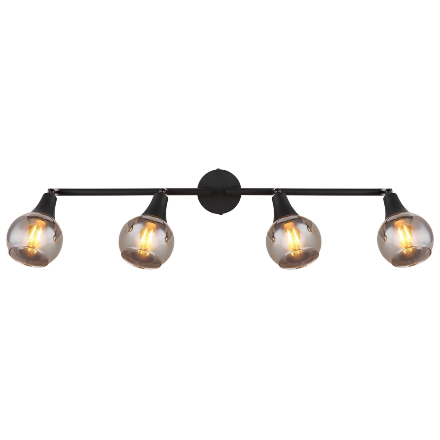 Globo - Φωτιστικό σποτ 4xE14/40W/230V μαύρο