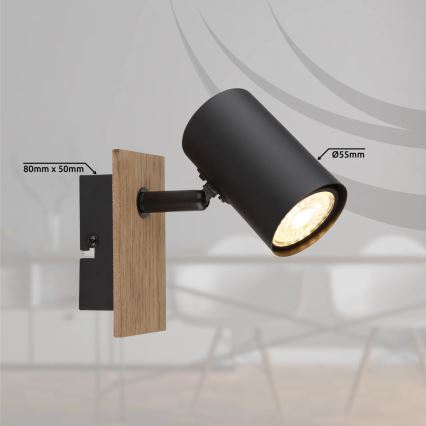 Globo - Σποτ τοίχου 1xGU10/35W/230V