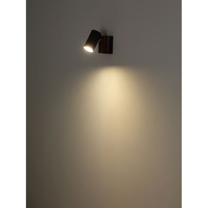 Globo - Σποτ τοίχου 1xGU10/25W/230V μαύρο