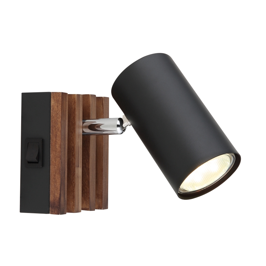 Globo - Σποτ τοίχου 1xGU10/25W/230V μαύρο