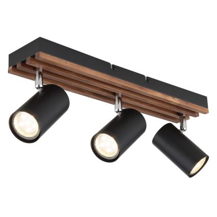 Globo - Φωτιστικό σποτ 3xGU10/25W/230V μαύρο