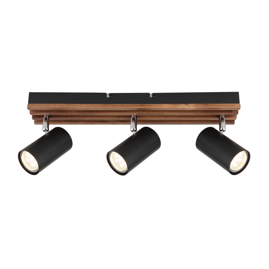 Globo - Φωτιστικό σποτ 3xGU10/25W/230V μαύρο