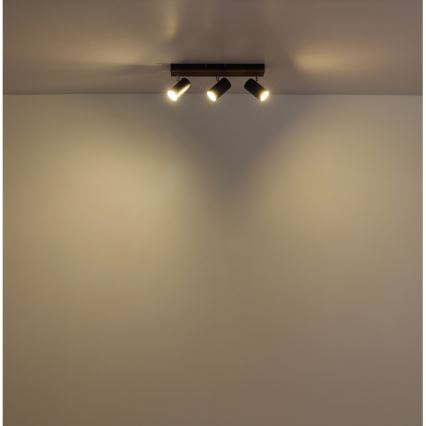 Globo - Φωτιστικό σποτ 3xGU10/25W/230V μαύρο
