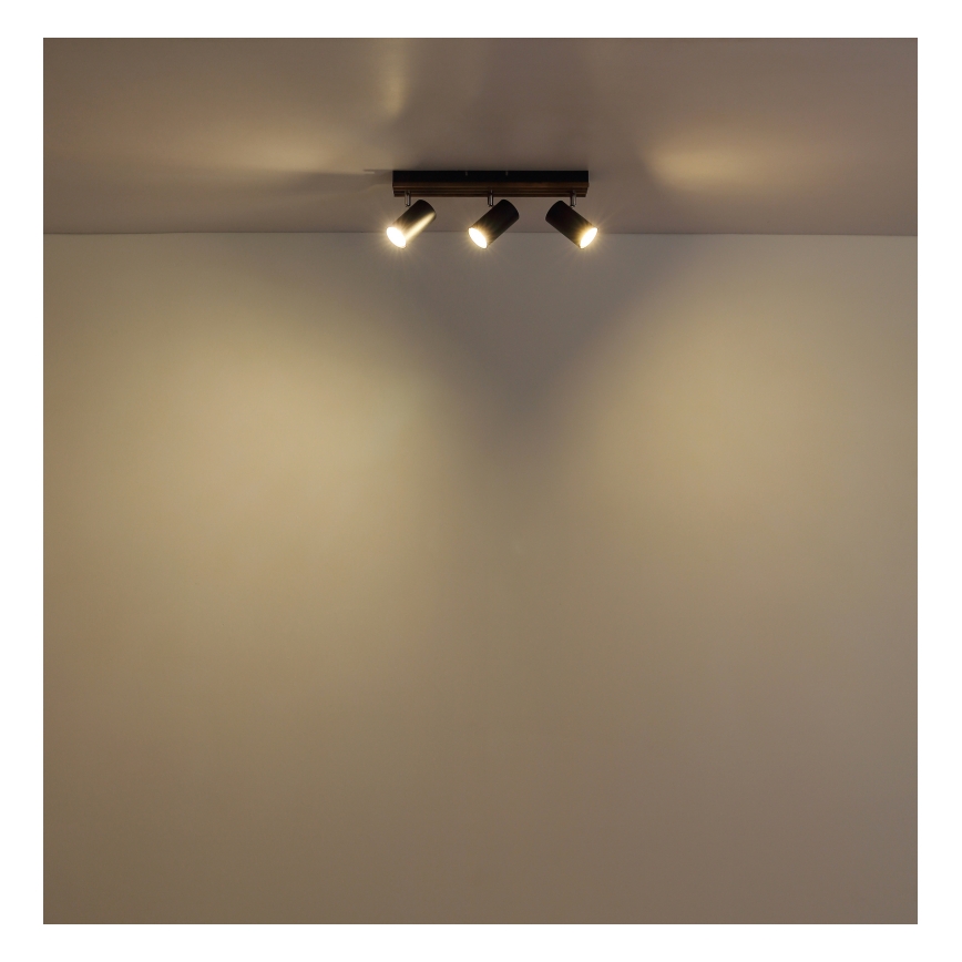 Globo - Φωτιστικό σποτ 3xGU10/25W/230V μαύρο