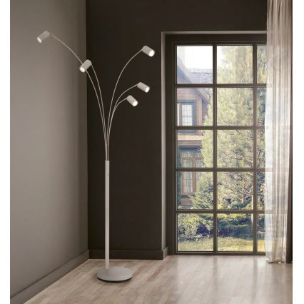 Globo - Επιδαπέδιο φωτιστικό 5xGU10/35W/230V μπεζ