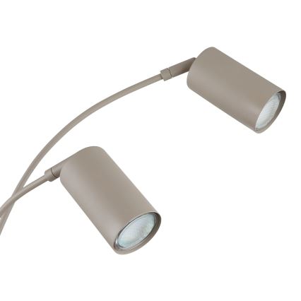 Globo - Επιδαπέδιο φωτιστικό 5xGU10/35W/230V μπεζ