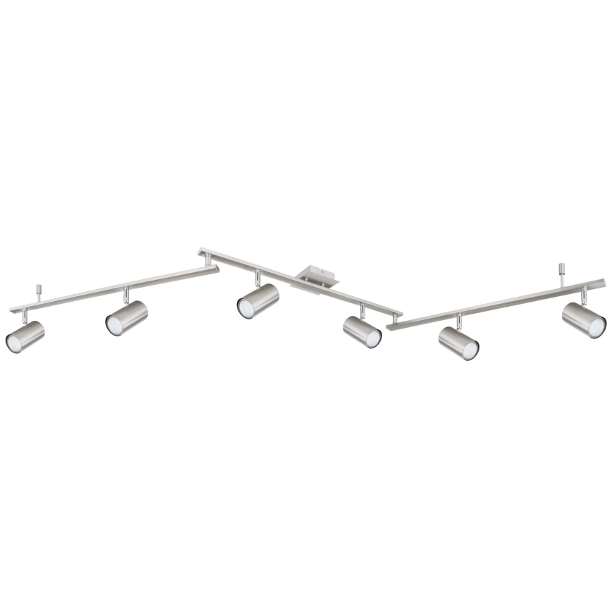 Globo - Φωτιστικό σποτ 6xGU10/35W/230V ματ χρώμιο