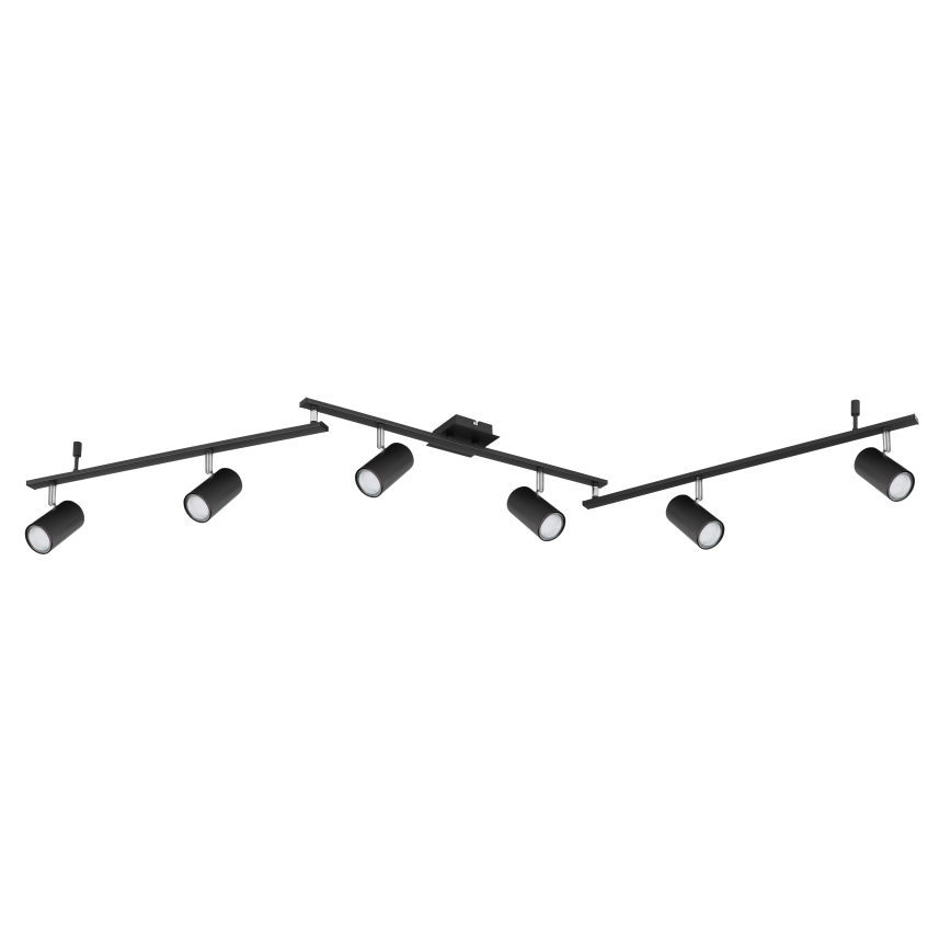 Globo - Φωτιστικό σποτ 6xGU10/35W/230V μαύρο