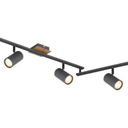 Globo - Φωτιστικό σποτ 6xGU10/35W/230V ανθρακί