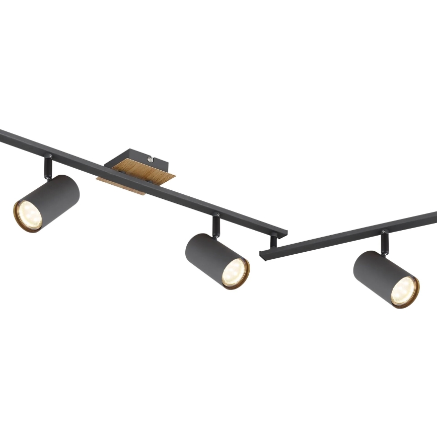 Globo - Φωτιστικό σποτ 6xGU10/35W/230V ανθρακί