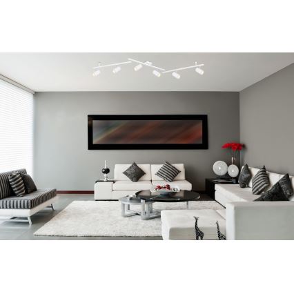 Globo - Φωτιστικό σποτ 6xGU10/35W/230V λευκό