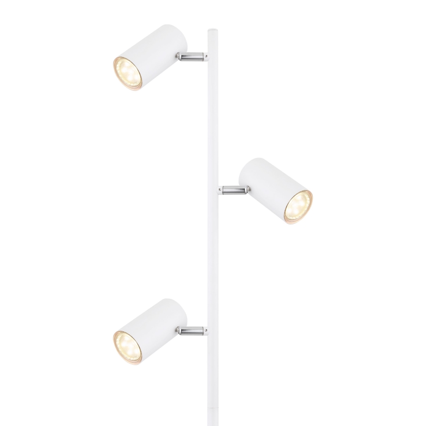 Globo - Επιδαπέδια λάμπα 3xGU10/5W/230V λευκό
