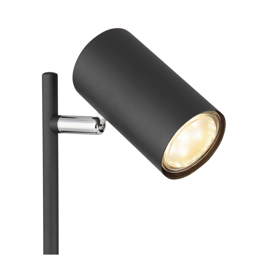 Globo - Eπιτραπέζια λάμπα 1xGU10/5W/230V μαύρο