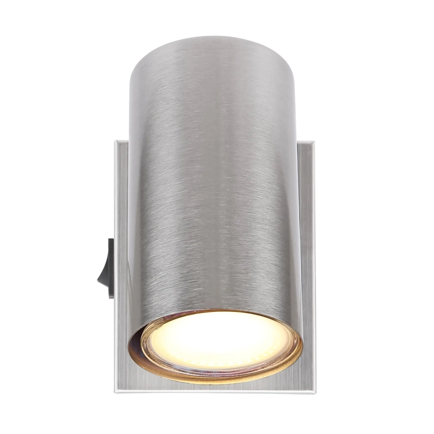 Globo - Σποτ τοίχου 1xGU10/25W/230V ματ χρώμιο