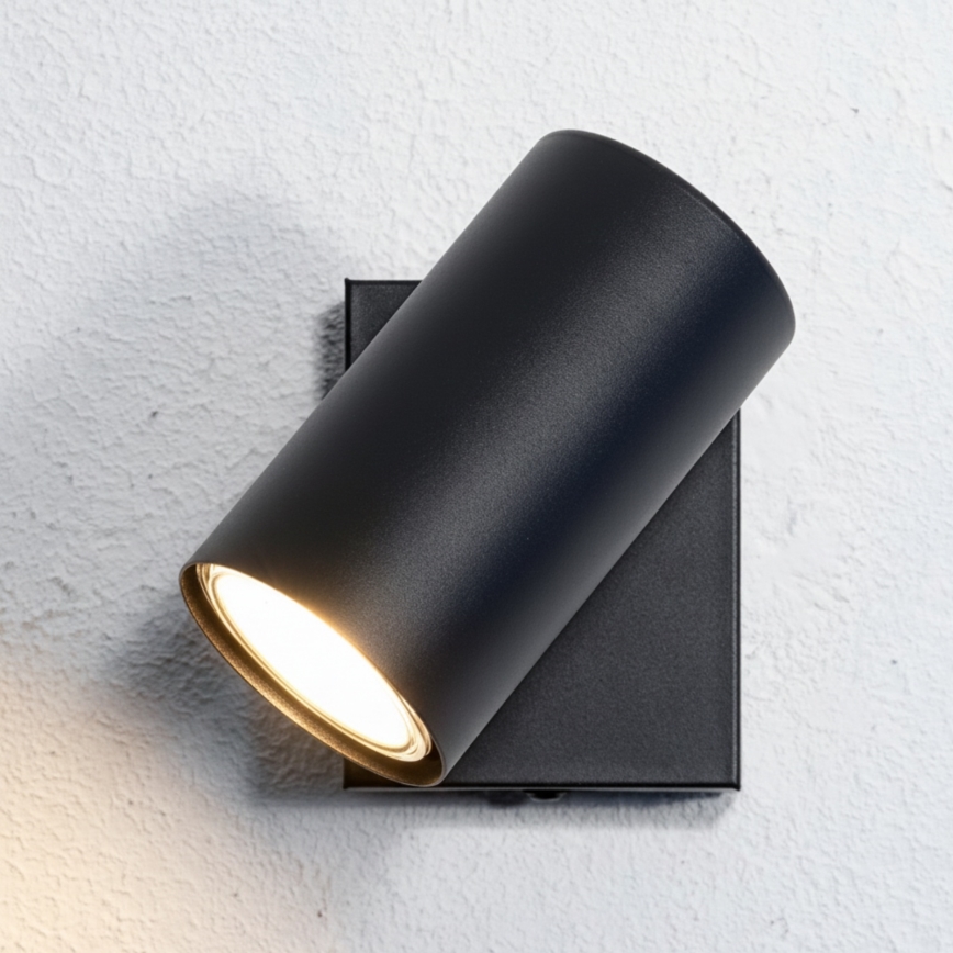 Globo - Επιτοίχιο φωτιστικό spot 1xGU10/25W/230V μαύρο