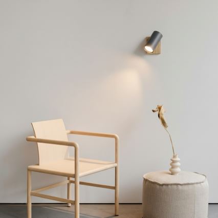 Globo - Σποτ τοίχου 1xGU10/25W/230V γκρι/καφέ