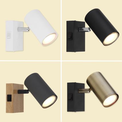 Globo - Σποτ τοίχου 1xGU10/25W/230V χρυσό