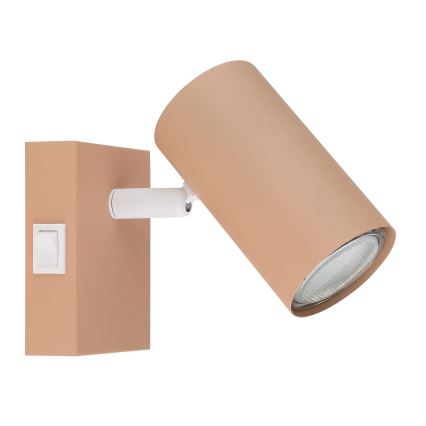 Globo - Σποτ τοίχου 1xGU10/25W/230V πορτοκαλί