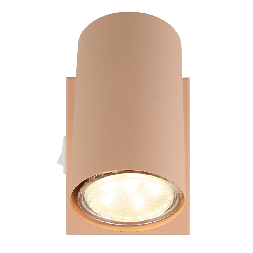 Globo - Σποτ τοίχου 1xGU10/25W/230V πορτοκαλί
