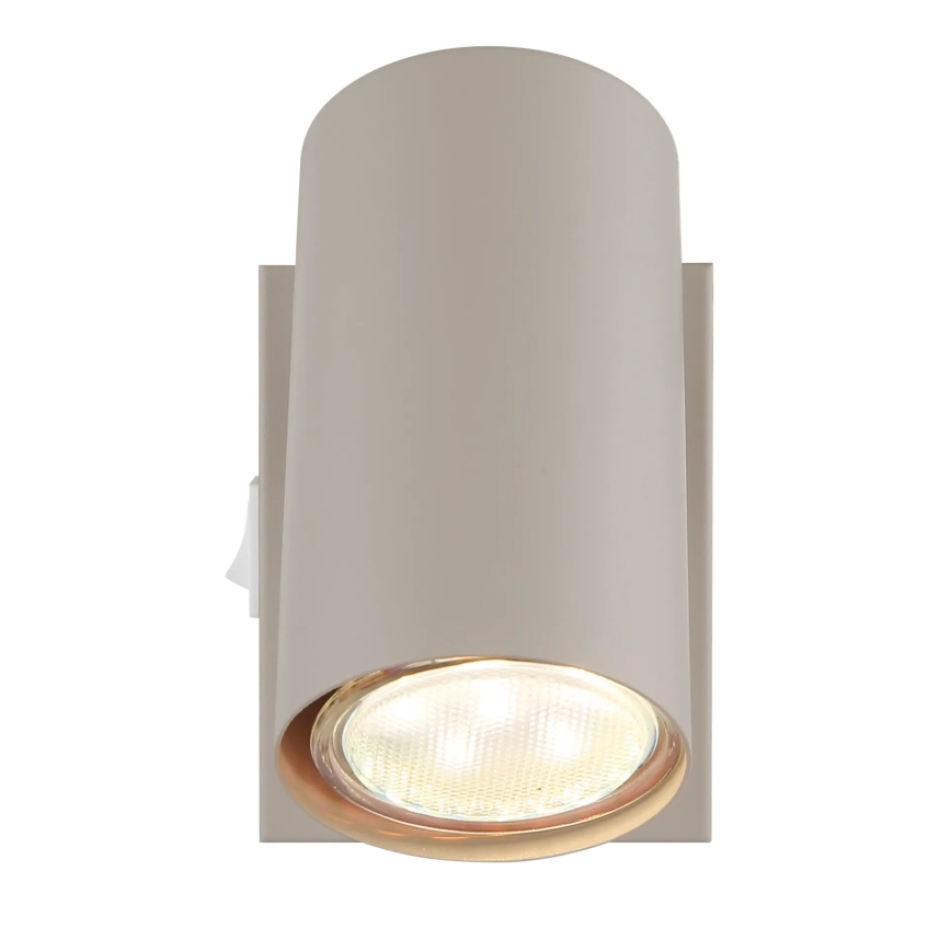 Globo - Επιτοίχιο φωτιστικό σποτ 1xGU10/35W/230V μπεζ