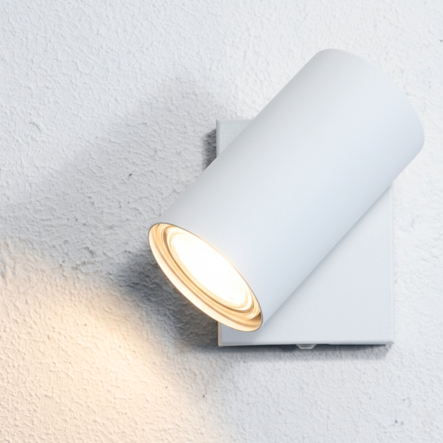 Globo - Επιτοίχιο φωτιστικό spot 1xGU10/25W/230V λευκό