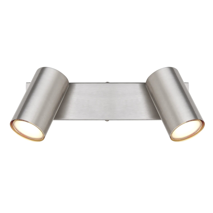 Globo - Φωτιστικό σποτ 2xGU10/25W/230V ματ χρώμιο