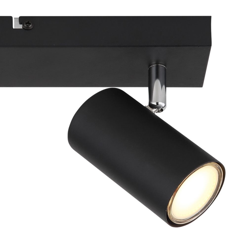 Globo - Σποτ φωτιστικό 2xGU10/35W/230V μαύρο