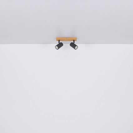 Globo - Σποτ 2xGU10/35W/230V γκρι/καφέ