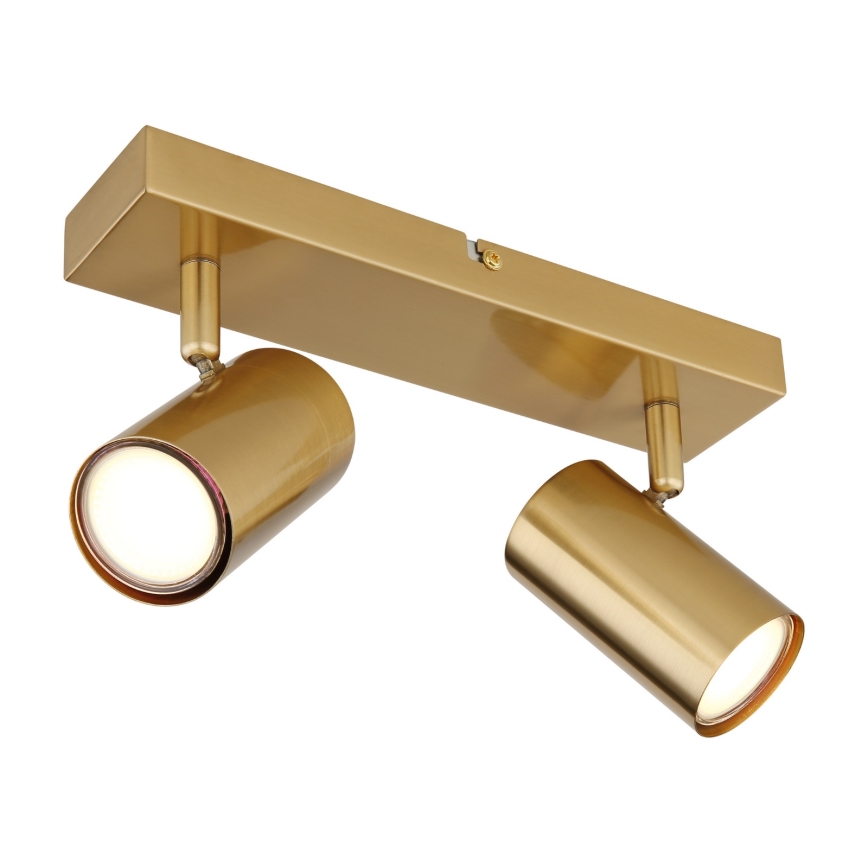 Globo - Φωτιστικό σποτ 2xGU10/35W/230V χρυσό