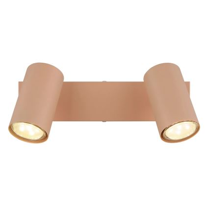 Globo - Φωτιστικό σποτ 2xGU10/25W/230V πορτοκαλί