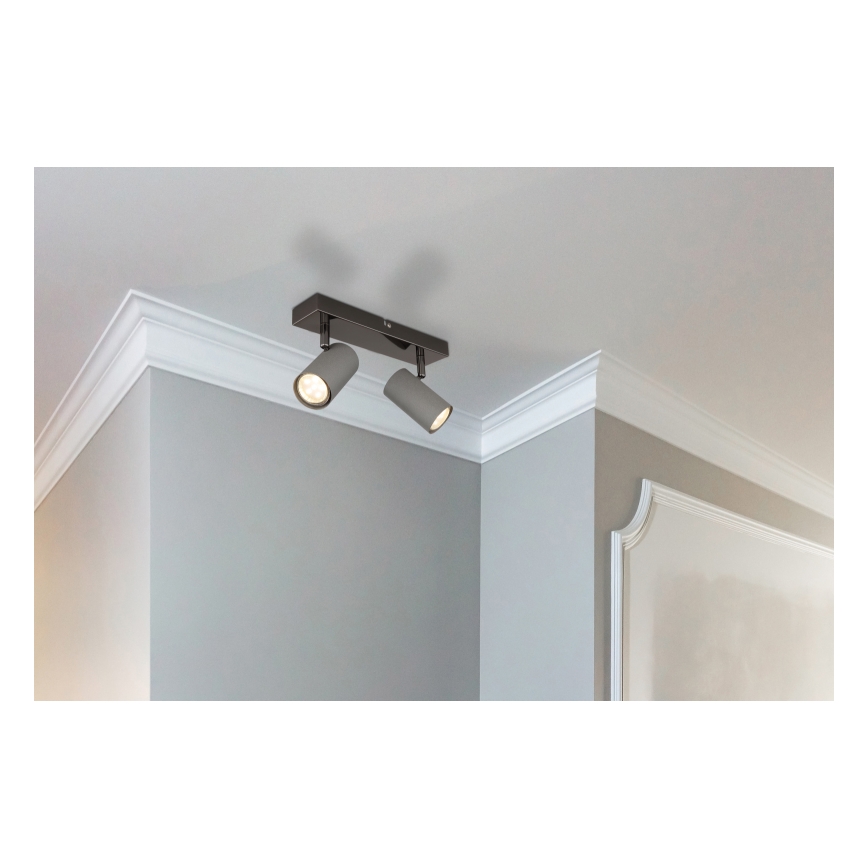 Globo - Φωτιστικό σποτ 2xGU10/25W/230V