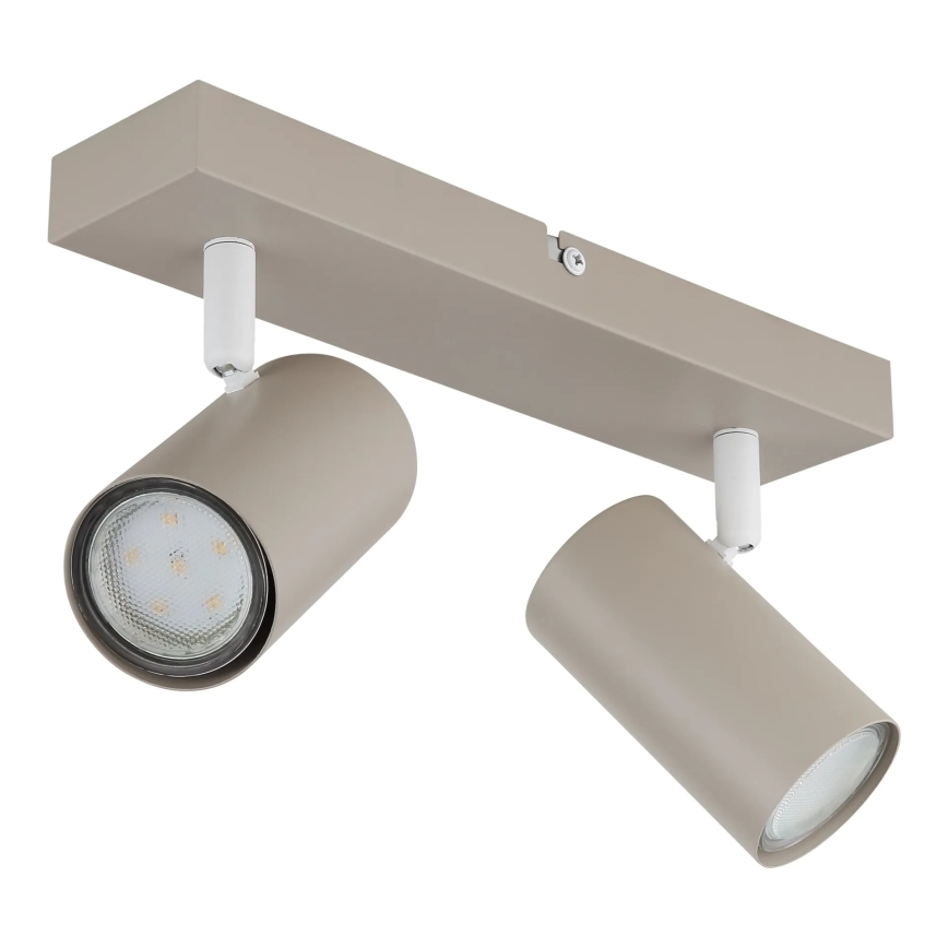 Globo - Σποτ φωτιστικό 2xGU10/35W/230V μπεζ