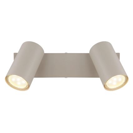 Globo - Σποτ φωτιστικό 2xGU10/35W/230V μπεζ