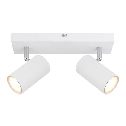 Globo - Σποτ φωτιστικό 2xGU10/35W/230V λευκό