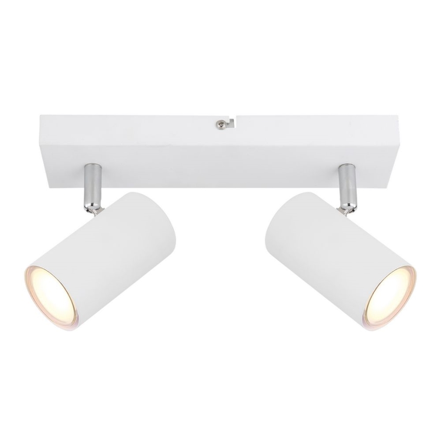 Globo - Σποτ φωτιστικό 2xGU10/35W/230V λευκό