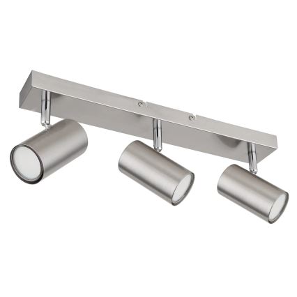 Globo - Φωτιστικό σποτ 3xGU10/25W/230V ματ χρώμιο