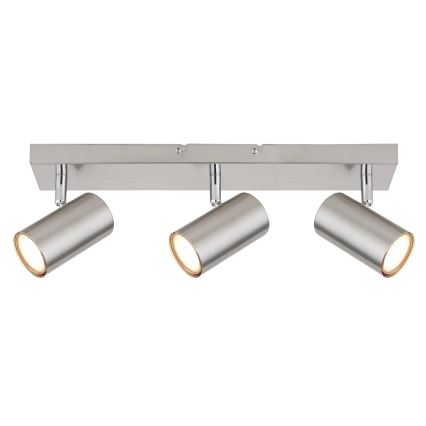 Globo - Φωτιστικό σποτ 3xGU10/25W/230V ματ χρώμιο