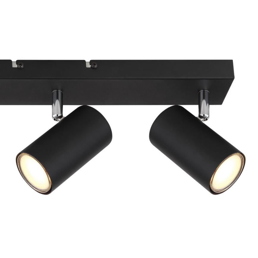 Globo - Σποτ φωτιστικό 3xGU10/35W/230V μαύρο