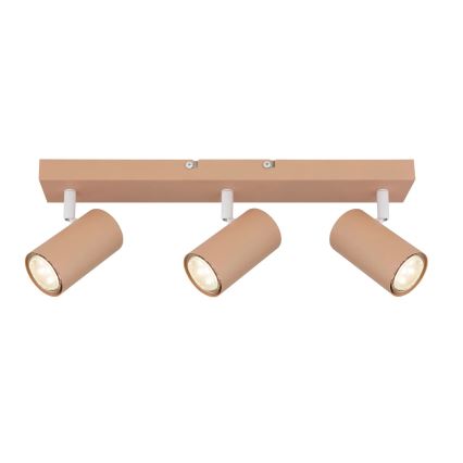 Globo - Φωτιστικό σποτ 3xGU10/25W/230V πορτοκαλί