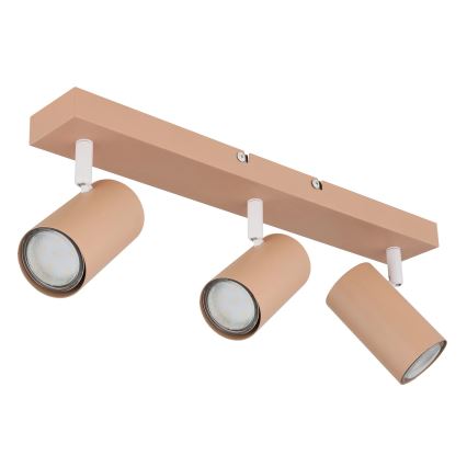 Globo - Φωτιστικό σποτ 3xGU10/25W/230V πορτοκαλί