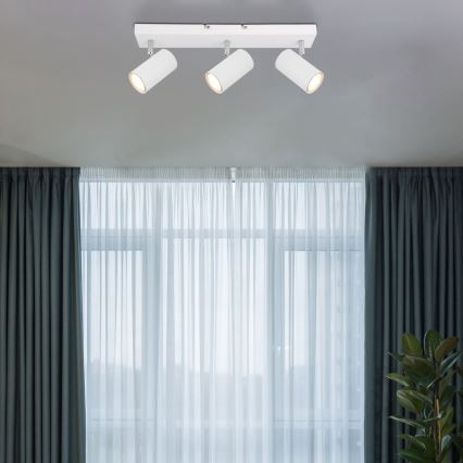 Globo - Σποτ φωτιστικό 3xGU10/35W/230V λευκό