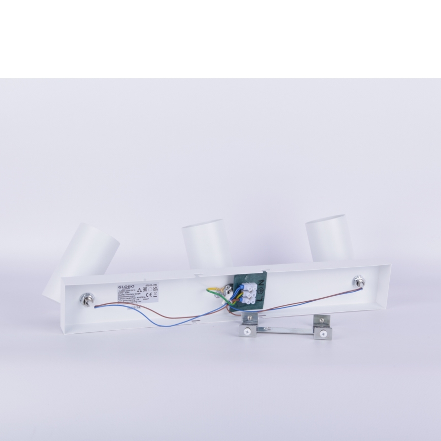 Globo - Σποτ φωτιστικό 3xGU10/35W/230V λευκό