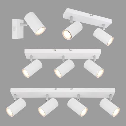 Globo - Σποτ φωτιστικό 3xGU10/35W/230V λευκό