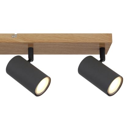 Globo - Σποτ φωτιστικό 4xGU10/35W/230V γκρι/καφέ