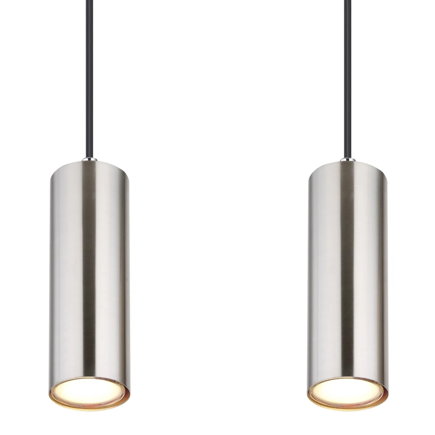 Globo - Κρεμαστό φωτιστικό οροφής 4xGU10/35W/230V ματ χρώμιο