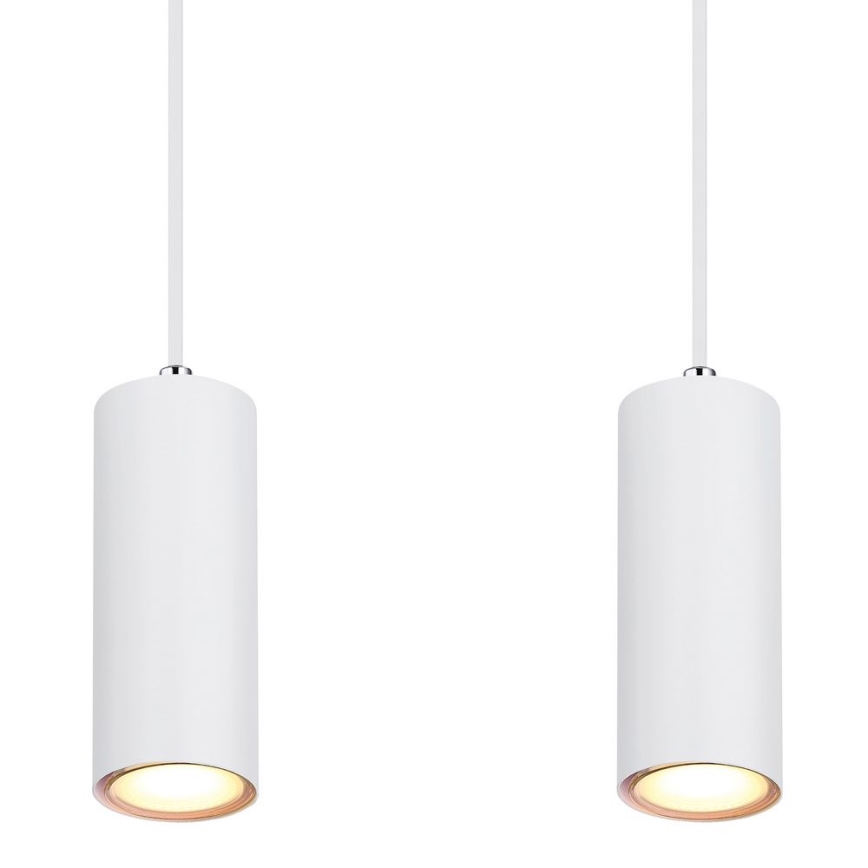 Globo - Φωτιστικό οροφής με καλώδιο 4xGU10/35W/230V λευκό