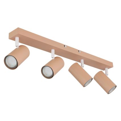 Globo - Φωτιστικό σποτ 4xGU10/35W/230V πορτοκαλί