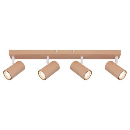 Globo - Φωτιστικό σποτ 4xGU10/35W/230V πορτοκαλί